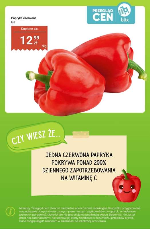 Biedronka - gazetka promocyjna Owoce i warzywa - przegląd cen i ciekawostki od poniedziałku 27.07 do soboty 01.08 - strona 2