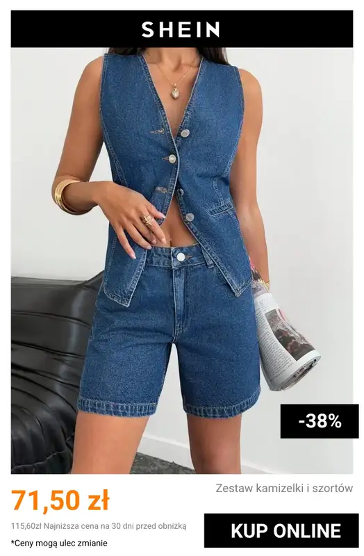 SHEIN - gazetka promocyjna Damskie komplety jeansowe od piątku 24.07 do piątku 31.07 - strona 4