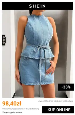 SHEIN - gazetka promocyjna Damskie komplety jeansowe od piątku 24.07 do piątku 31.07 - strona 9