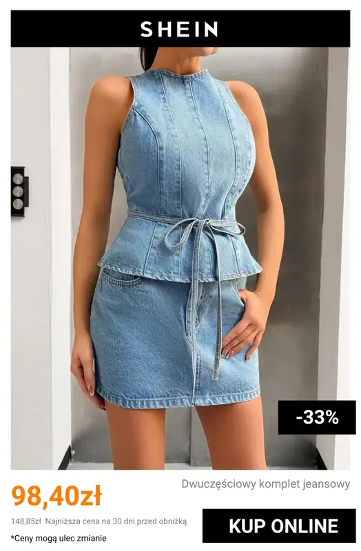 SHEIN - gazetka promocyjna Damskie komplety jeansowe od piątku 24.07 do piątku 31.07 - strona 9