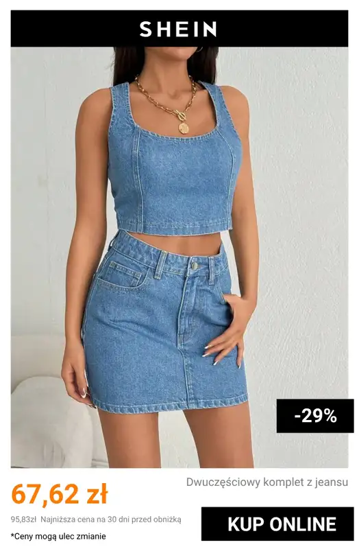 SHEIN - gazetka promocyjna Damskie komplety jeansowe od piątku 24.07 do piątku 31.07 - strona 7