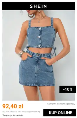 SHEIN - gazetka promocyjna Damskie komplety jeansowe od piątku 24.07 do piątku 31.07 - strona 6