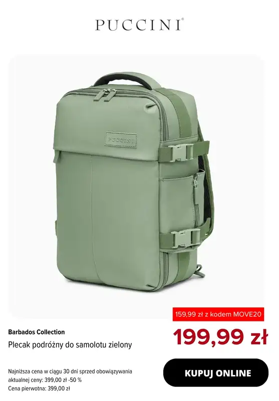 Puccini - gazetka promocyjna -20% na wybrane plecaki i torby od piątku 24.07 do środy 29.07 - strona 6
