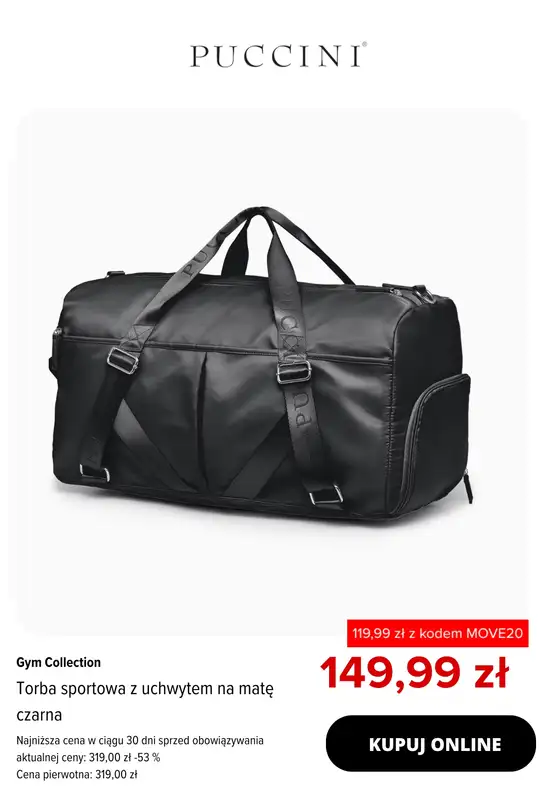Puccini - gazetka promocyjna -20% na wybrane plecaki i torby od piątku 24.07 do środy 29.07 - strona 8