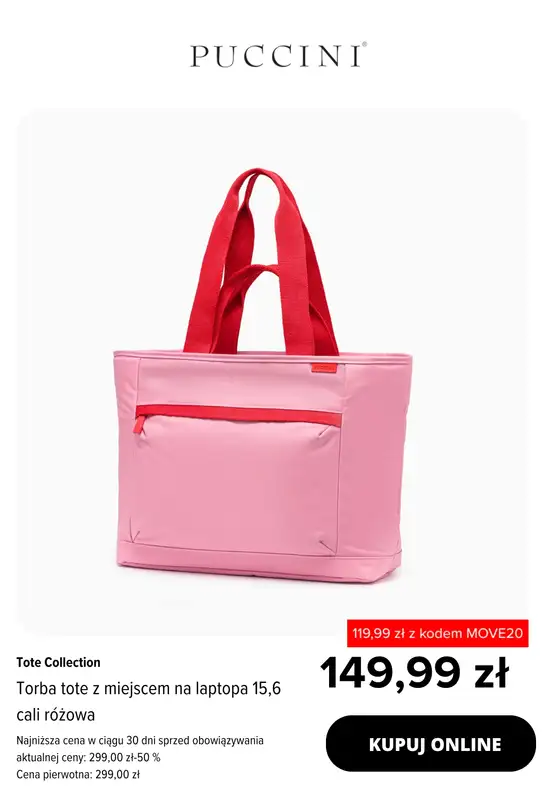 Puccini - gazetka promocyjna -20% na wybrane plecaki i torby od piątku 24.07 do środy 29.07 - strona 10