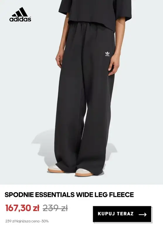 Adidas - gazetka promocyjna Spodnie dresowe damskie w supercenach od piątku 24.07  - strona 4