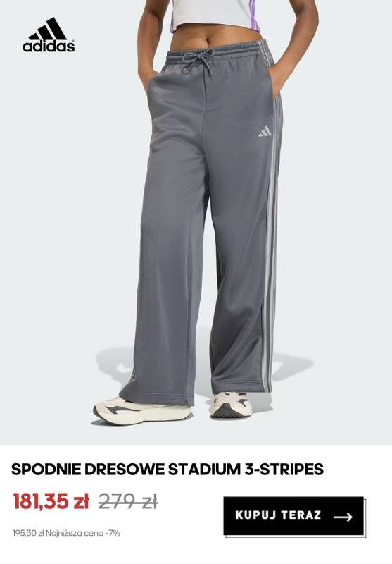 Adidas - gazetka promocyjna Spodnie dresowe damskie w supercenach od piątku 24.07  - strona 8