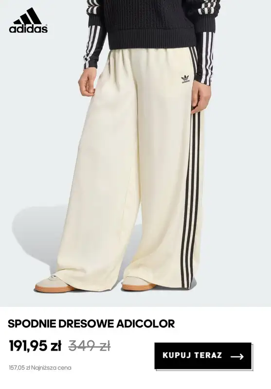 Adidas - gazetka promocyjna Spodnie dresowe damskie w supercenach od piątku 24.07  - strona 11