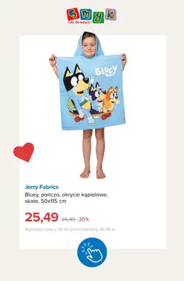 Smyk - gazetka promocyjna Ręczniki i poncha kąpielowe do -30% od piątku 24.07 do poniedziałku 03.08 - strona 6