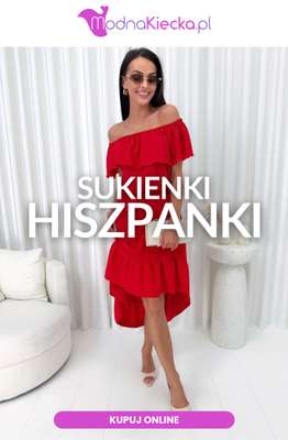 Modna Kiecka - gazetka promocyjna Sukienki hiszpanki od piątku 24.07 