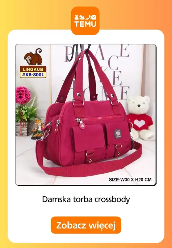 Temu - gazetka promocyjna Torebki damskie od piątku 24.07  - strona 7