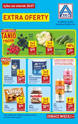 Aldi - gazetka promocyjna Extra oferty na wtorek! od wtorku 28.07 do wtorku 28.07