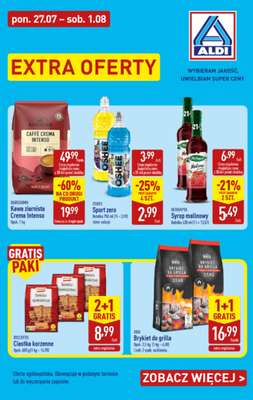 Aldi - gazetka promocyjna Extra oferty Aldi! od poniedziałku 27.07 do soboty 01.08