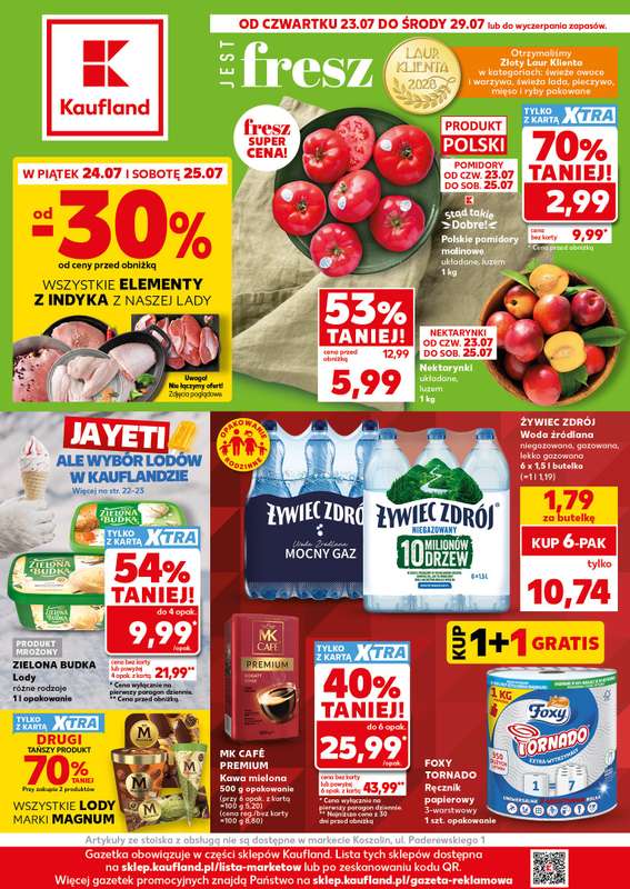 Kaufland - gazetka promocyjna Gazetka Tygodnia od czwartku 23.07 do środy 29.07