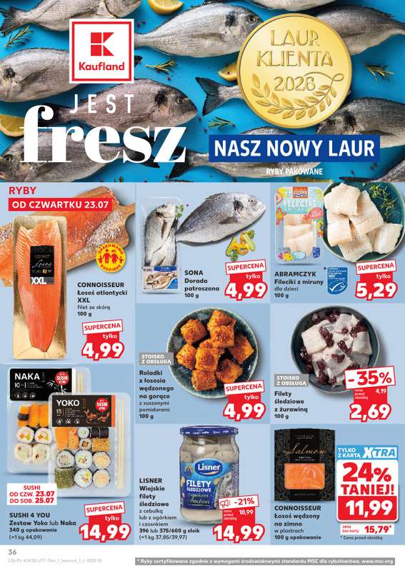 Kaufland - gazetka promocyjna Gazetka Tygodnia od czwartku 23.07 do środy 29.07 - strona 36