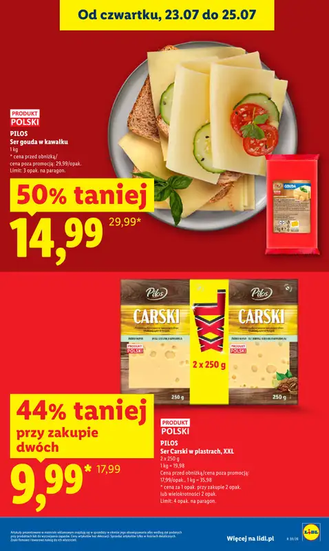 Lidl - gazetka promocyjna Oferta od czwartku od czwartku 23.07 do soboty 25.07 - strona 19