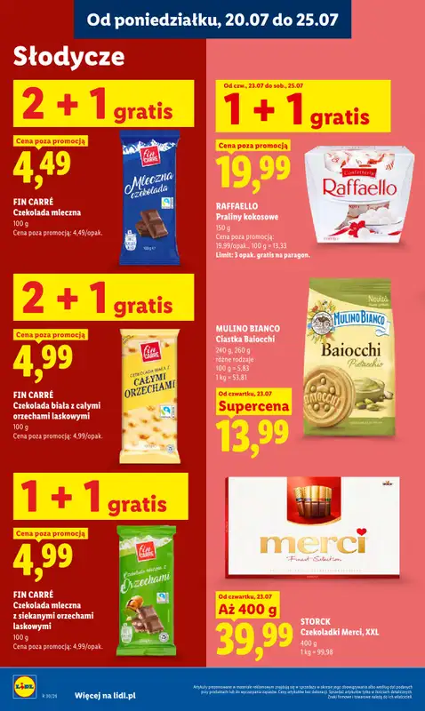 Lidl - gazetka promocyjna Oferta od czwartku od czwartku 23.07 do soboty 25.07 - strona 84