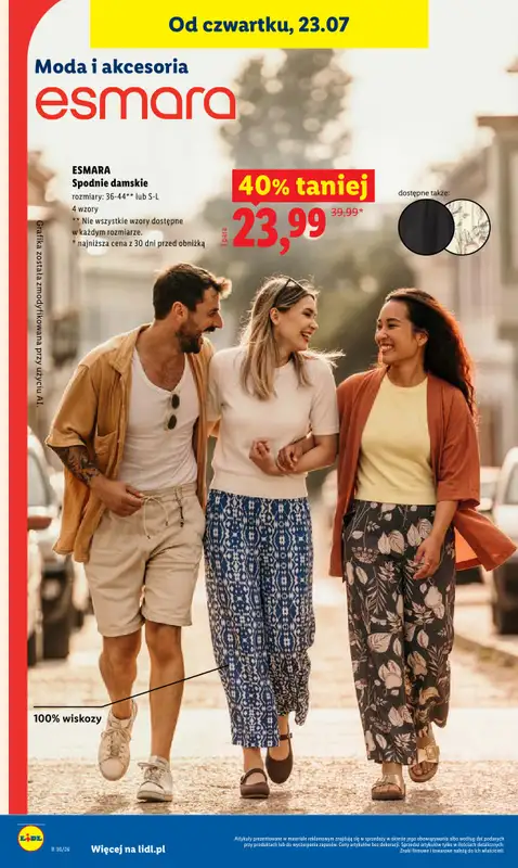 Lidl - gazetka promocyjna Oferta od czwartku od czwartku 23.07 do soboty 25.07 - strona 46