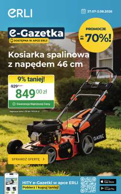 ERLI - gazetka promocyjna Tydzień okazji Erli! od poniedziałku 27.07 do niedzieli 02.08