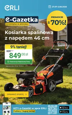 ERLI - gazetka promocyjna Tydzień okazji Erli! od poniedziałku 27.07 do niedzieli 02.08