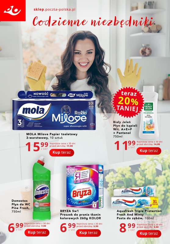 Poczta Polska - gazetka promocyjna Gazetka od poniedziałku 27.07 do niedzieli 09.08 - strona 7