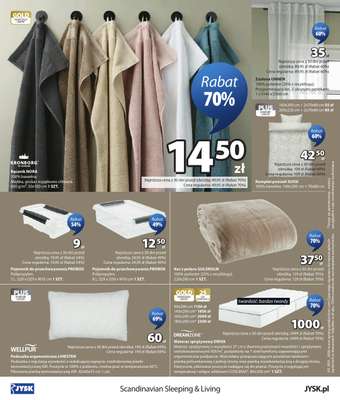 Jysk - gazetka promocyjna Wyprzedaż. Rabat do 70% od środy 29.07 do niedzieli 16.08 - strona 16