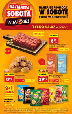 Biedronka - gazetka promocyjna Najtańsza sobota od soboty 25.07 do soboty 25.07