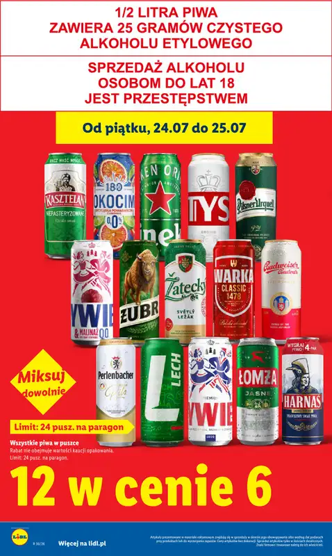 Lidl - gazetka promocyjna Oferta od czwartku od czwartku 23.07 do soboty 25.07 - strona 14