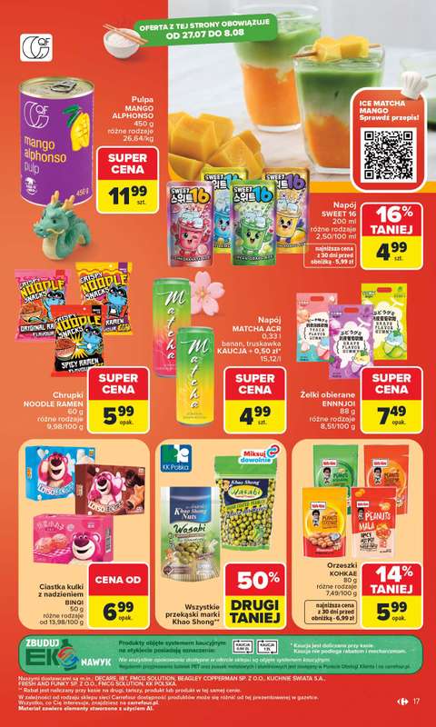 Carrefour - gazetka promocyjna Gazetka Carrefour od poniedziałku od poniedziałku 27.07 do soboty 01.08 - strona 19