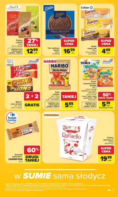 Carrefour - gazetka promocyjna Gazetka Carrefour od poniedziałku od poniedziałku 27.07 do soboty 01.08 - strona 39