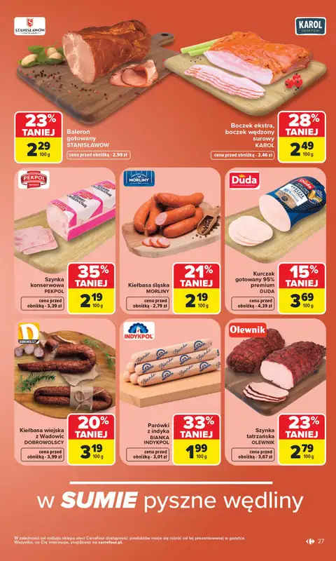 Carrefour - gazetka promocyjna Gazetka Carrefour od poniedziałku od poniedziałku 27.07 do soboty 01.08 - strona 29