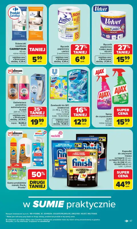 Carrefour - gazetka promocyjna Gazetka Carrefour od poniedziałku od poniedziałku 27.07 do soboty 01.08 - strona 49
