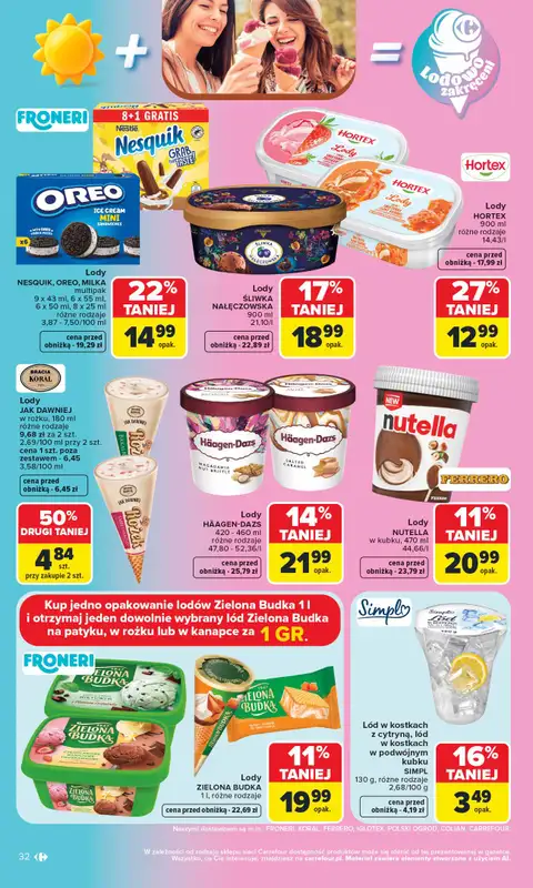 Carrefour - gazetka promocyjna Gazetka Carrefour od poniedziałku od poniedziałku 27.07 do soboty 01.08 - strona 34