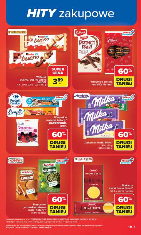 Carrefour - gazetka promocyjna Gazetka Carrefour od poniedziałku od poniedziałku 27.07 do soboty 01.08 - strona 7