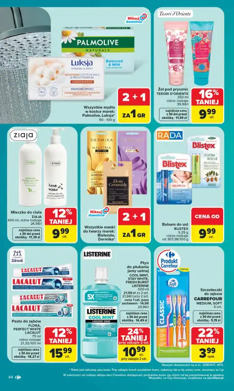 Carrefour - gazetka promocyjna Gazetka Carrefour od poniedziałku od poniedziałku 27.07 do soboty 01.08 - strona 46