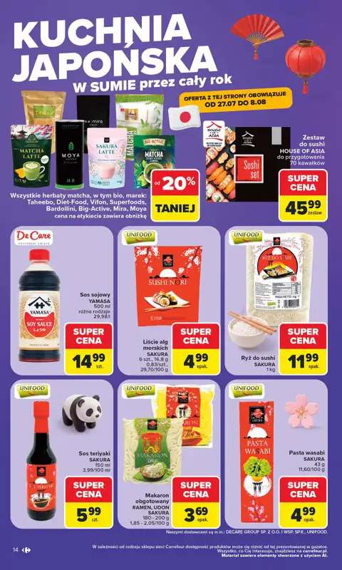 Carrefour - gazetka promocyjna Gazetka Carrefour od poniedziałku od poniedziałku 27.07 do soboty 01.08 - strona 16