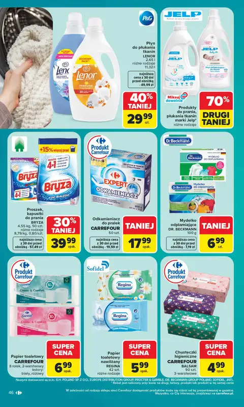 Carrefour - gazetka promocyjna Gazetka Carrefour od poniedziałku od poniedziałku 27.07 do soboty 01.08 - strona 48