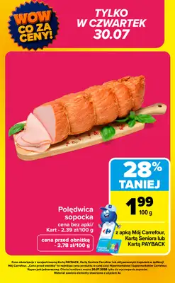 Carrefour - gazetka promocyjna Gazetka Wow co za ceny od poniedziałku 27.07 do soboty 01.08 - strona 11