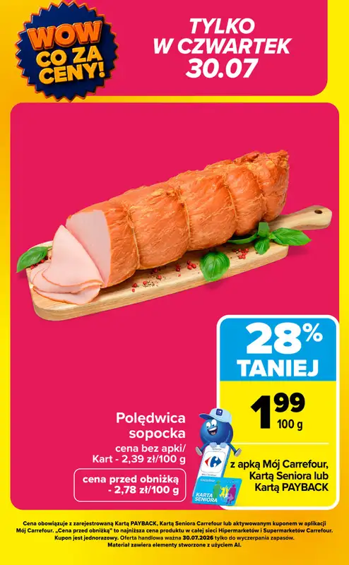 Carrefour - gazetka promocyjna Gazetka Wow co za ceny od poniedziałku 27.07 do soboty 01.08 - strona 11