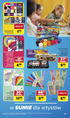 Carrefour - gazetka promocyjna Gazetka Szkoła nowy sezon od poniedziałku 27.07 do środy 12.08 - strona 23