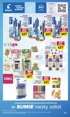 Carrefour - gazetka promocyjna Gazetka Szkoła nowy sezon od poniedziałku 27.07 do środy 12.08 - strona 31