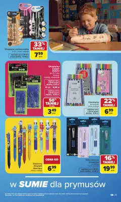 Carrefour - gazetka promocyjna Gazetka Szkoła nowy sezon od poniedziałku 27.07 do środy 12.08 - strona 25