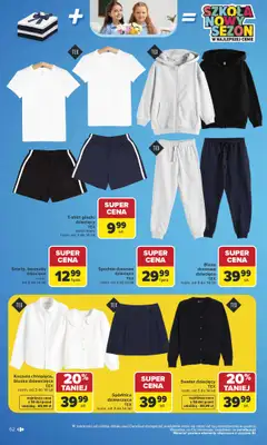 Carrefour - gazetka promocyjna Gazetka Szkoła nowy sezon od poniedziałku 27.07 do środy 12.08 - strona 62