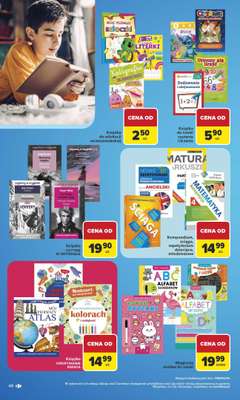 Carrefour - gazetka promocyjna Gazetka Szkoła nowy sezon od poniedziałku 27.07 do środy 12.08 - strona 48