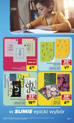 Carrefour - gazetka promocyjna Gazetka Szkoła nowy sezon od poniedziałku 27.07 do środy 12.08 - strona 41