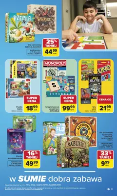 Carrefour - gazetka promocyjna Gazetka Szkoła nowy sezon od poniedziałku 27.07 do środy 12.08 - strona 53