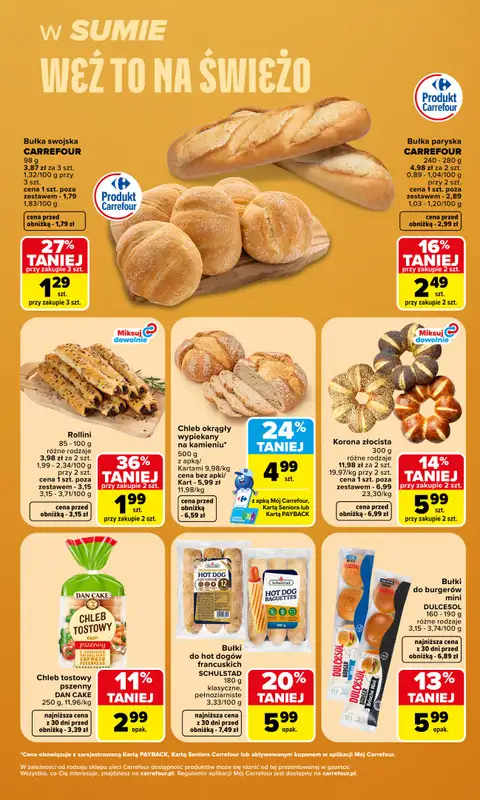Carrefour - gazetka promocyjna Gazetka Weź to na świeżo od poniedziałku 27.07 do soboty 01.08 - strona 5