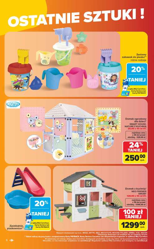 Carrefour - gazetka promocyjna Gazetka Ostatnie sztuki i letnie hity od poniedziałku 27.07 do soboty 08.08 - strona 6