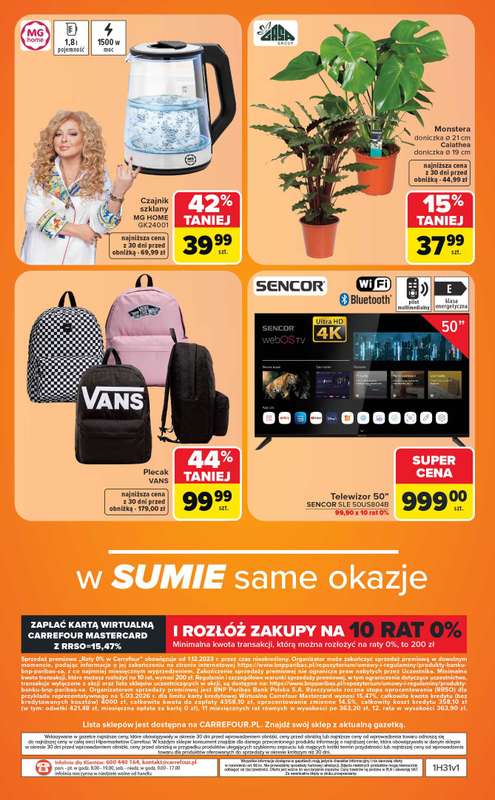 Carrefour - gazetka promocyjna Gazetka Ostatnie sztuki i letnie hity od poniedziałku 27.07 do soboty 08.08 - strona 16