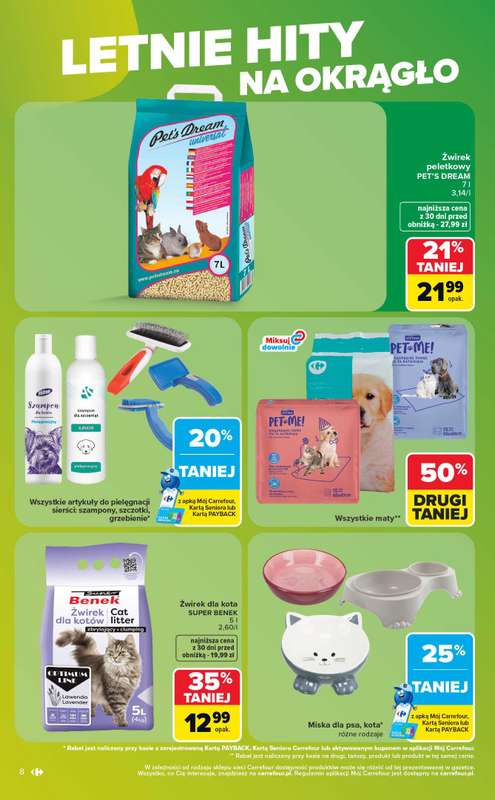 Carrefour - gazetka promocyjna Gazetka Ostatnie sztuki i letnie hity od poniedziałku 27.07 do soboty 08.08 - strona 8